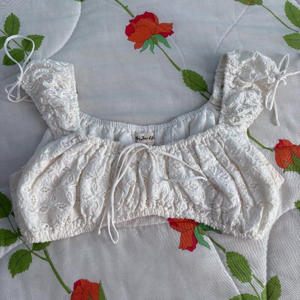 For Love & Lemons Eyelet Top